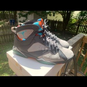 Men Jordan 7s Barcelona days